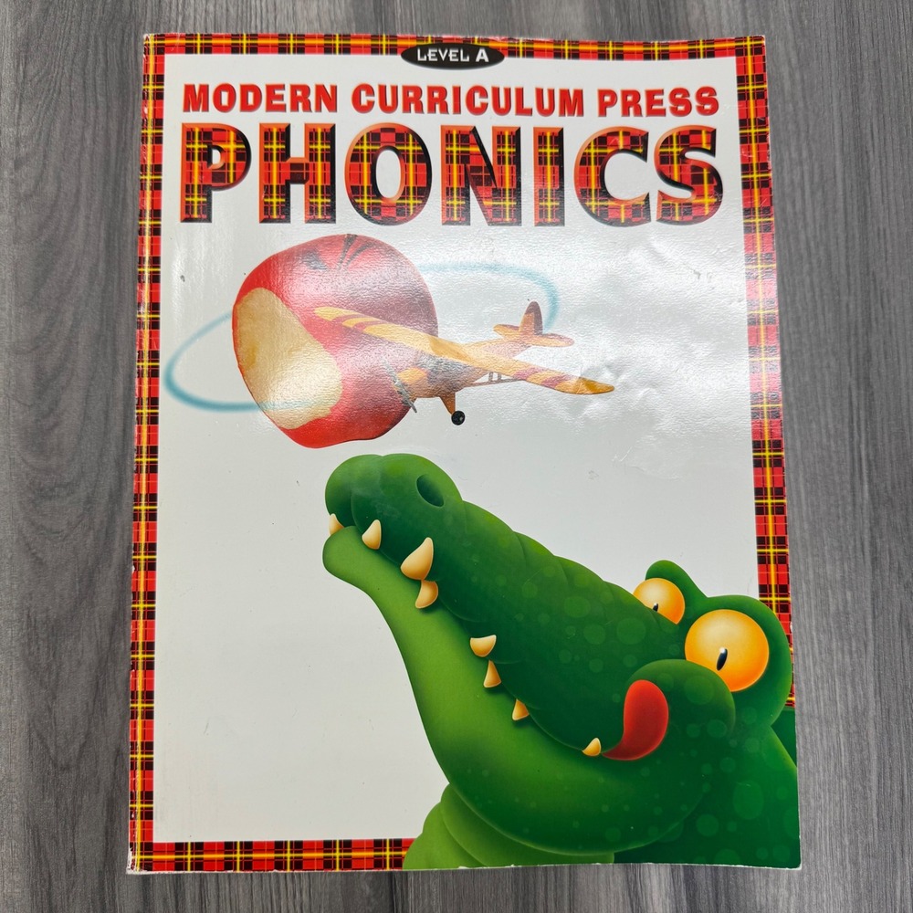 Modern Curriculum Press Phonics Level A Full Color Pupil Edition 1998 Workbook
